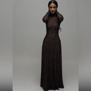 Naked wardrobe velvet burnout maxi